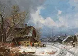 Heinrich Bürkel, Winterliches Dorf