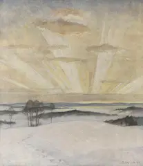 Rudolf Sieck, Morgen, 1925, Oil on canvas