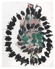 Georg Baselitz, Mäanderlied (28.VII.91/2.VIII.91), 1991, Oil on canvas