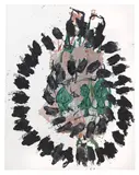 Georg Baselitz, Mäanderlied (28.VII.91/2.VIII.91), 1991, Oil on canvas