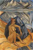 Erich Heckel, Badende am Stein, 1914, Oil on canvas