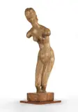 Wilhelm Lehmbruck, Gebeugter weiblicher Torso, 1912/13, Cement cast, base partly with bronze patina. Mo...