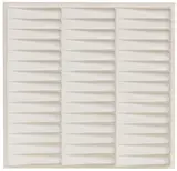 Jan Schoonhoven, R 70-1, 1970, Relief. Pigment and paper maché on panel