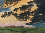 Emil Nolde, Marschlandschaft bei Utenwarf