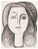 Françoise by Pablo Picasso, 1946, Lithograph, sold Dec 2018