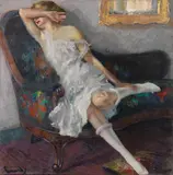 Edward Cucuel, Scheu, 1922, Oil on canvas