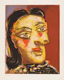 Pablo Picasso, Tête de femme No 4. Portrait de Dora Maar, 1939, Etching and aquatint