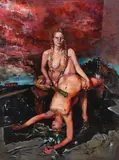 Martin Eder, There is no moment to sit, 2004, Oil on canvas
