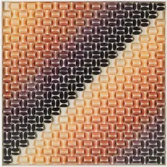 Quer by Jiri Hilmar, 1970, Tempera on paper, collaged on panel, sold Dec 2018
