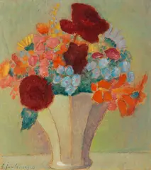 Alexej von Jawlensky, Grosses Stillleben: Helles Bouquet, 1936, Oil