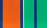 Ohne Titel by Günther Förg, Acryl auf Bleiblech über Holz, sold Dec 2018