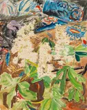 Erich Heckel, Kastanienblüten, 1928, Gouache