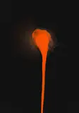 Otto Piene, Ohne Titel (Feuerblume), 1967, Oil
