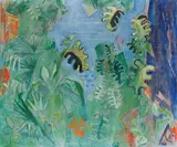 Oskar Moll, Symphonie in Grün, 1940, Oil on canvas