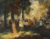Otto Eduard Pippel, Münchner Wirtsgarten