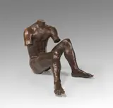 Hermann Blumenthal, Männlicher Torso sitzend, 1929, Bronze