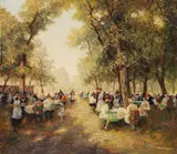 Otto Eduard Pippel, Münchner Wirtsgarten