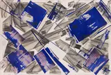 Herbert Zangs, Scheibenwischerbild (Englandbild), Um 1957, Mixed media