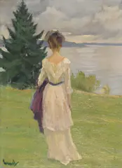 Edward Cucuel, Nach dem Regen, Frühe 1910, Oil on canvas