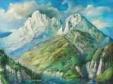 Rudolf Schlichter, Berglandschaft
