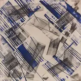 Herbert Zangs, Englandbild (Scheibenwischergemälde), Um 1957, Mixed media