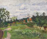 Otto Modersohn, Sommerlandschaft in Quelkhorn, 1927, Oil