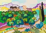 Charles Lapicque, Tirynthe, 1963, Oil on canvas