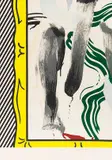 Roy Lichtenstein, Against Apartheid, 1983, Lithograph in colors