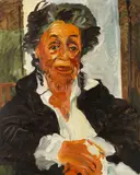 Johannes Grützke, Porträt Lea Rosh
