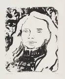 Erich Heckel, Blondes Haar, 1907, Lithograph