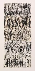 Herbert Zangs, Scheibenwischer, 1957/1980, Gouache