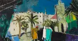 Franz Xaver Fuhr, Arabisches Straßenbild, 1965/66, Oil on canvas