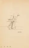 Lyonel Feininger, Ohne Titel (Segelschiff), 1933, Pen and India ink