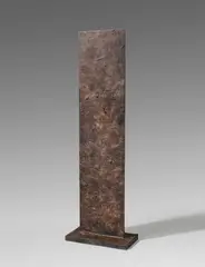 Stele by Herbert Zangs, 1998, Bronze, sold Dec 2018