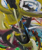 Helmut Sturm, Ohne Titel, 1992, Oil on cardboard
