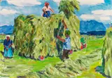 Arnold Balwé, Heuernte im Chiemgau
