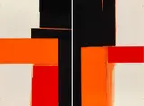 Monika Huber, Mäander, 2007/10, Acrylic on canvas