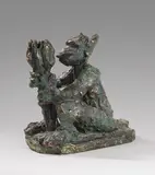 Jörg Immendorff, Alter Ego - Das andere Ich (Doppelskulptur), 1995, Bronze