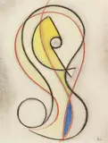 Adolf Fleischmann, Ohne Titel, 1946, Gouache