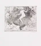 Emil Nolde, Der Tod als Tänzerin, 1918, Etching and aquatint