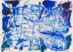 Coldest Stone by Sam Francis, 1960, Lithograph in colors, sold Dec 2018