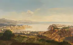Albert Zimmermann, Monaco (Riviera di Ponente), Wohl um 1865, Oil on panel