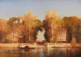 Félix Ziem, Die französischen Gärten in Venedig