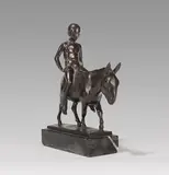 Eselreiter (klein) by August Gaul, 1912, Bronze, sold Nov 2018
