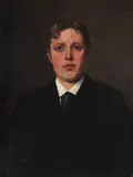 Wilhelm Trübner, Bildnis Nikolaus Trübner, Bruder des Künstlers
