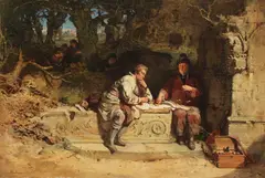 John L. Ritchie, Die Falschspieler, 1873, Oil on canvas