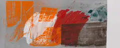 Robert Rauschenberg, County Sweep (Galvanic Suite), 1989, Mixed media
