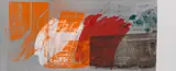 Robert Rauschenberg, County Sweep (Galvanic Suite), 1989, Mixed media