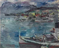 Lovis Corinth, Luzerner See am Vormittag, 1924, Oil on canvas