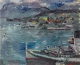 Lovis Corinth, Luzerner See am Vormittag, 1924, Oil on canvas
